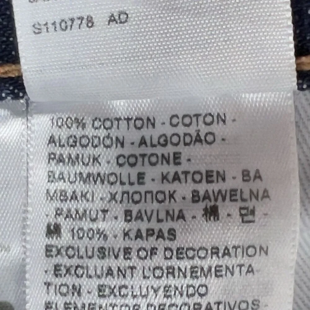 Levis Premium‎ 568 Stay Loose Jeans Mens Sz 36x32 Blue Denim 100% Cotton